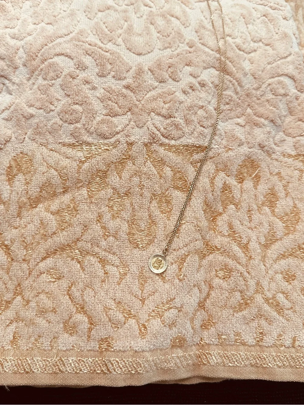 Bianca Exclusive VINTAGE Bath Towels (2) & Hand Towel Set in Champagne & Gold